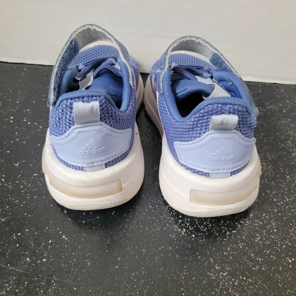 Adidas Kids Blue and Lavender Sneakers